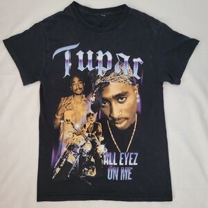 Tupac Shakur / 2PAC Black Size Small 100% Cotton Men’s Tee Shirt